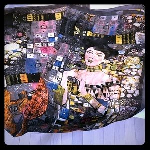 Silk scarf- large oblong